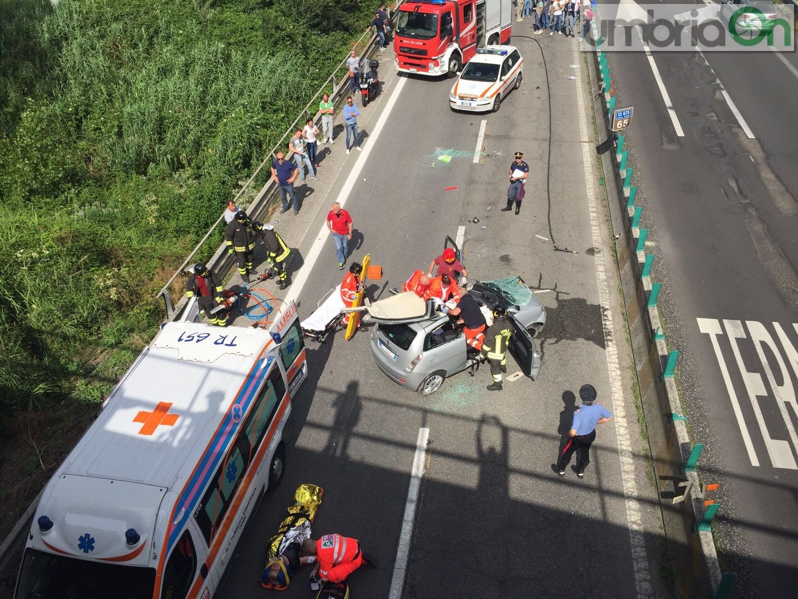 Incidente Rato Tacconi Raccordo Terni Umbriaon