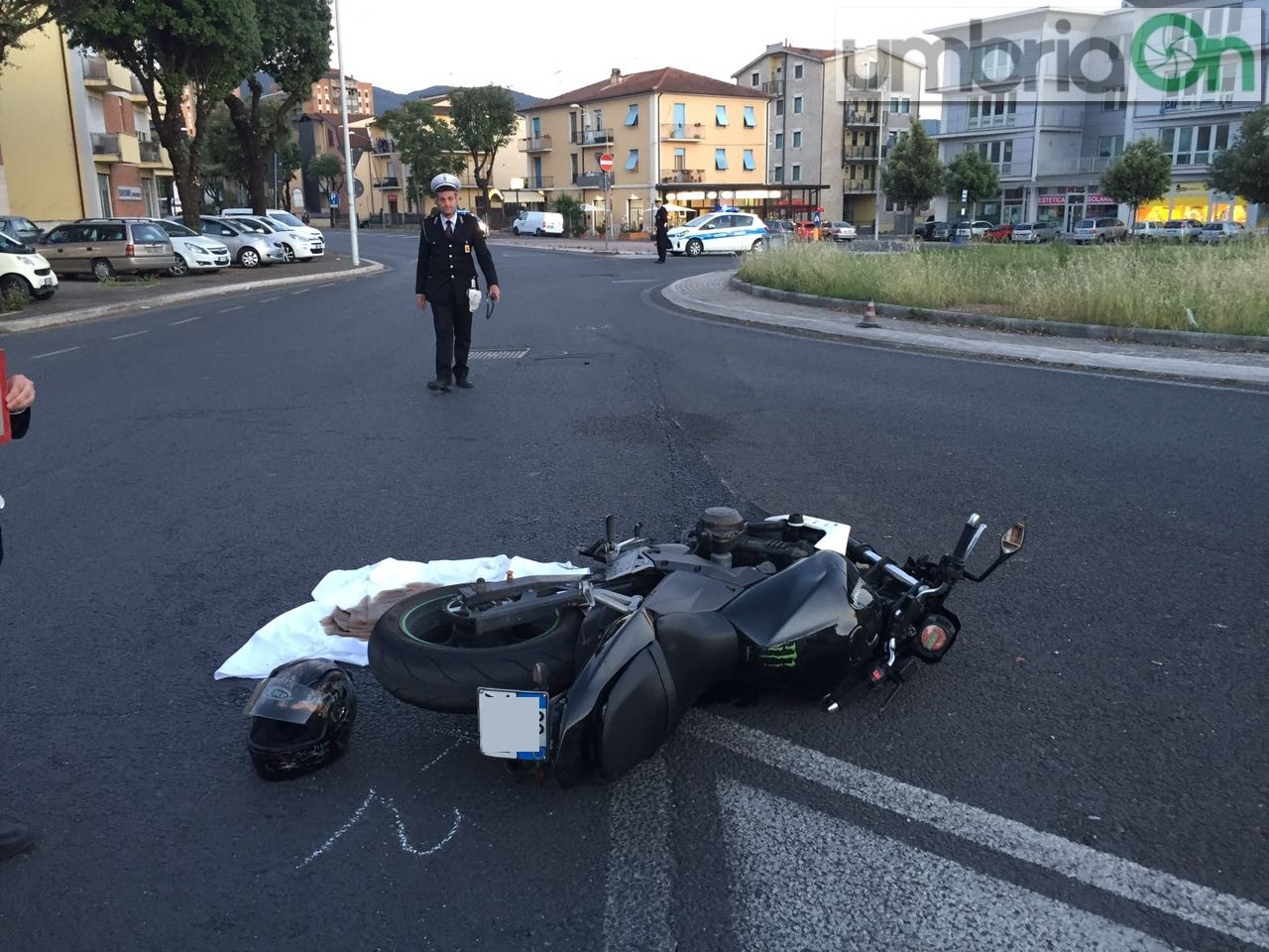 Terni Motociclista Ferito In Un Incidente Umbriaon