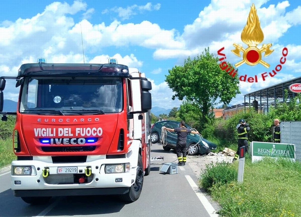 Incidente Fra Terni E Narni Un Ferito UmbriaON