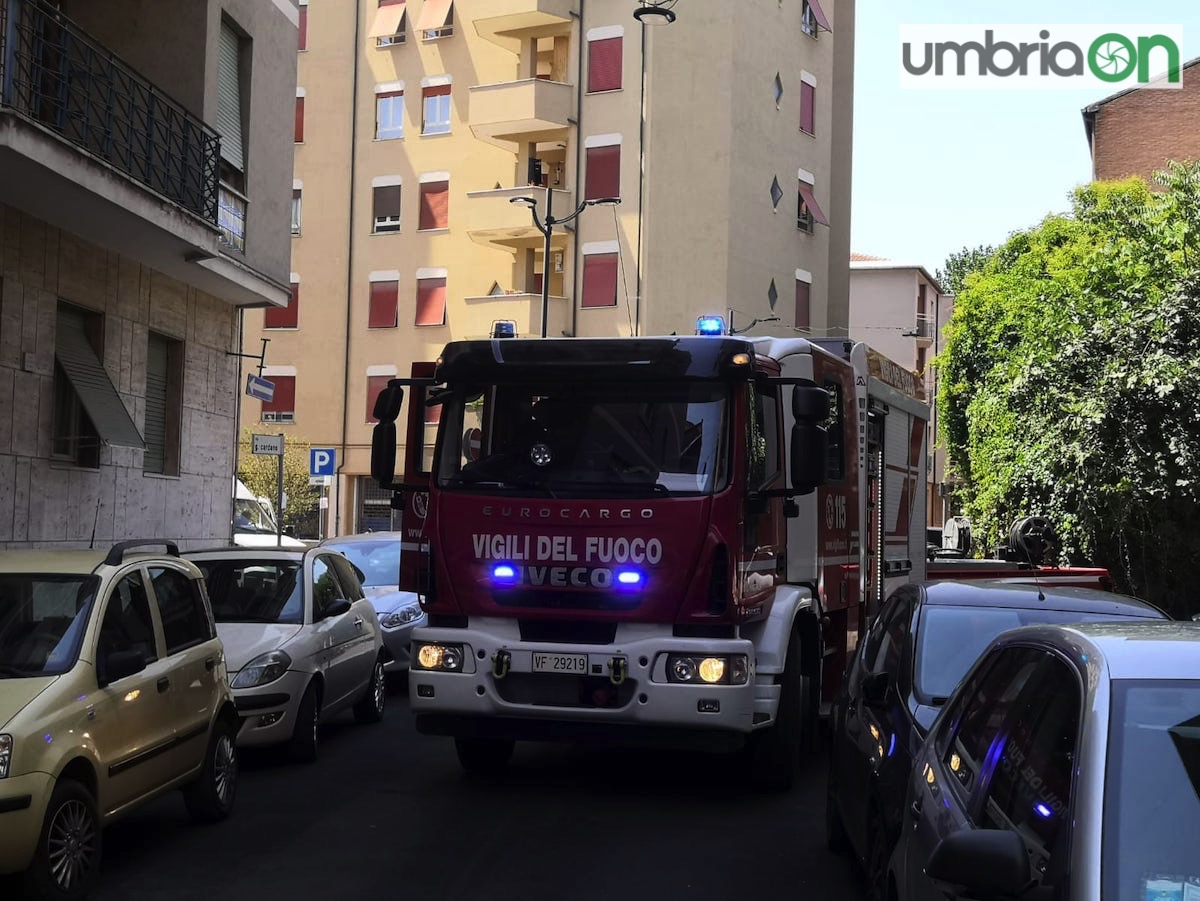 Terni Via Cardano Incendio UmbriaON