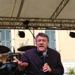 Maurizio Landini alla festa della Fiom di Terni