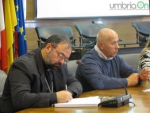 Mons. Paolo Giulietti e Alessandro Corsi