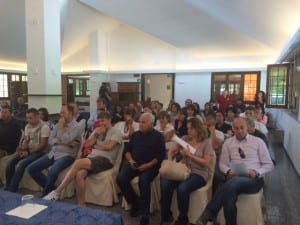 terremoto, incontro confcommercio federalbergi, norcia 2