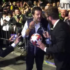 Le Iene, Salvini e la prova calcio a Terni