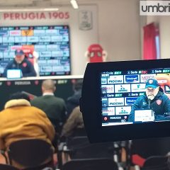 Perugia-Spezia 0-3 Conferenze postgara