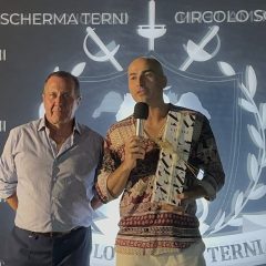 Terni, ‘serata olimpica’ al Circolo Scherma: tante speranze per Alessio Foconi